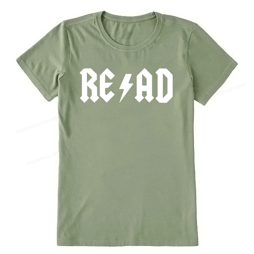 Pagewings Read Back In The Library "rock And Roll Unisex Classic T-shirt
