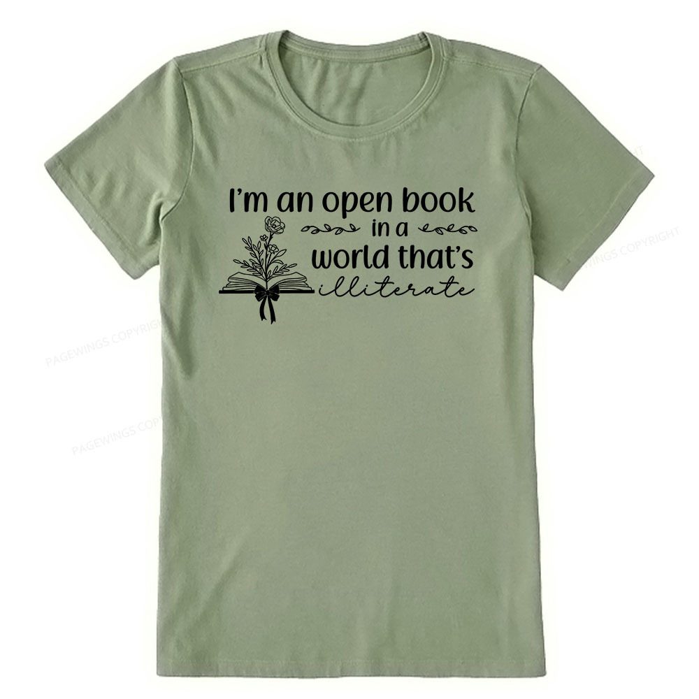 Pagewings An Open Book in a World Unisex Classic T-shirt