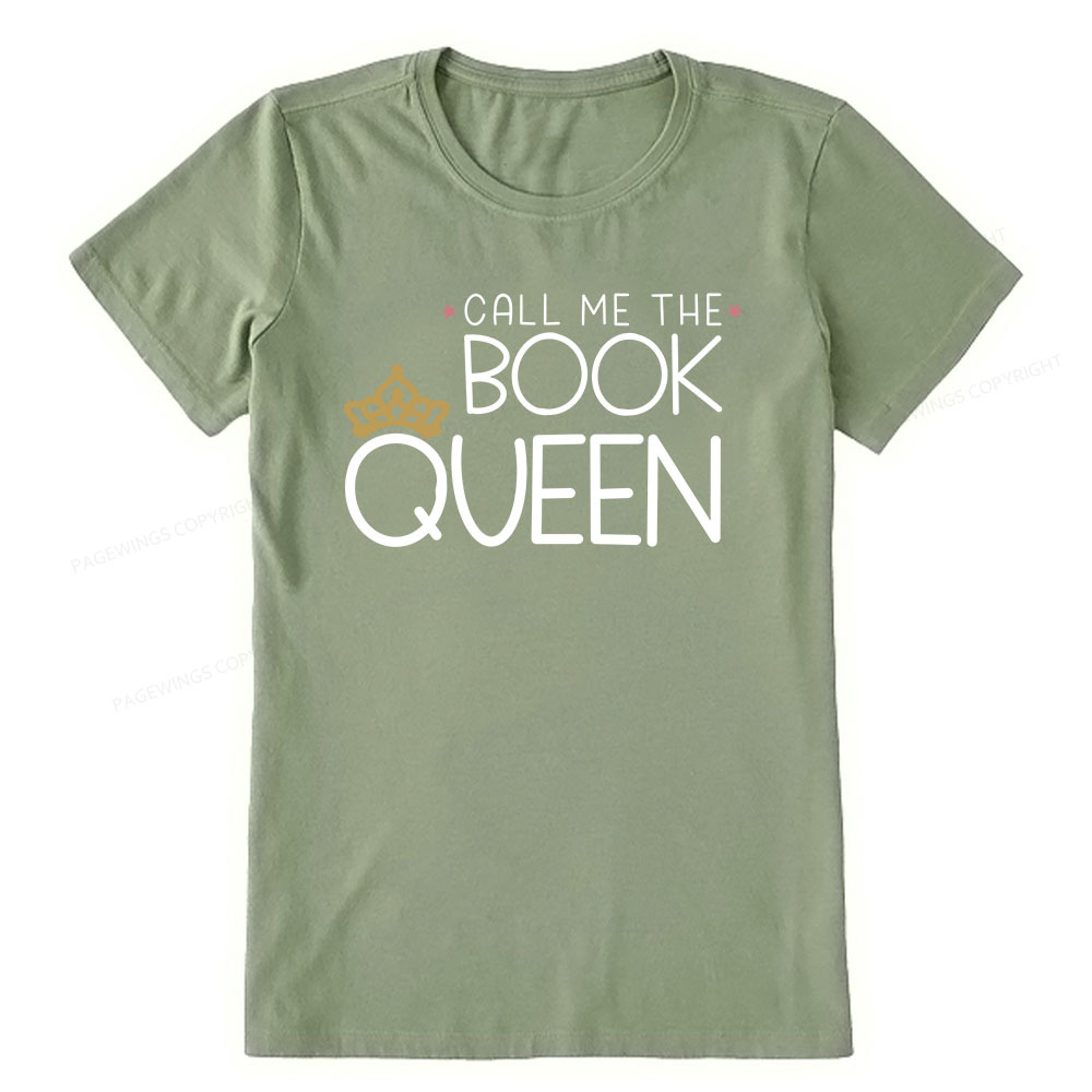 Pagewings Call Me The Book Queen Unisex Classic T-shirt