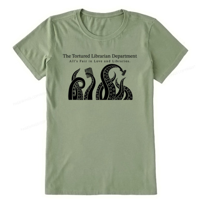 Pagewings The Tortured Librarian Department Unisex Classic T-shirt