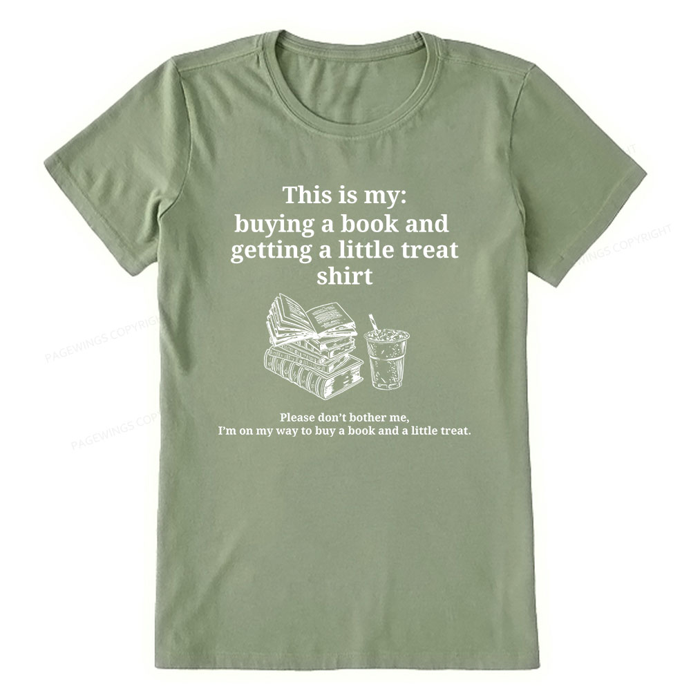 Pagewings Buying A Book And Getting A Little Treat Unisex Classic T-shirt