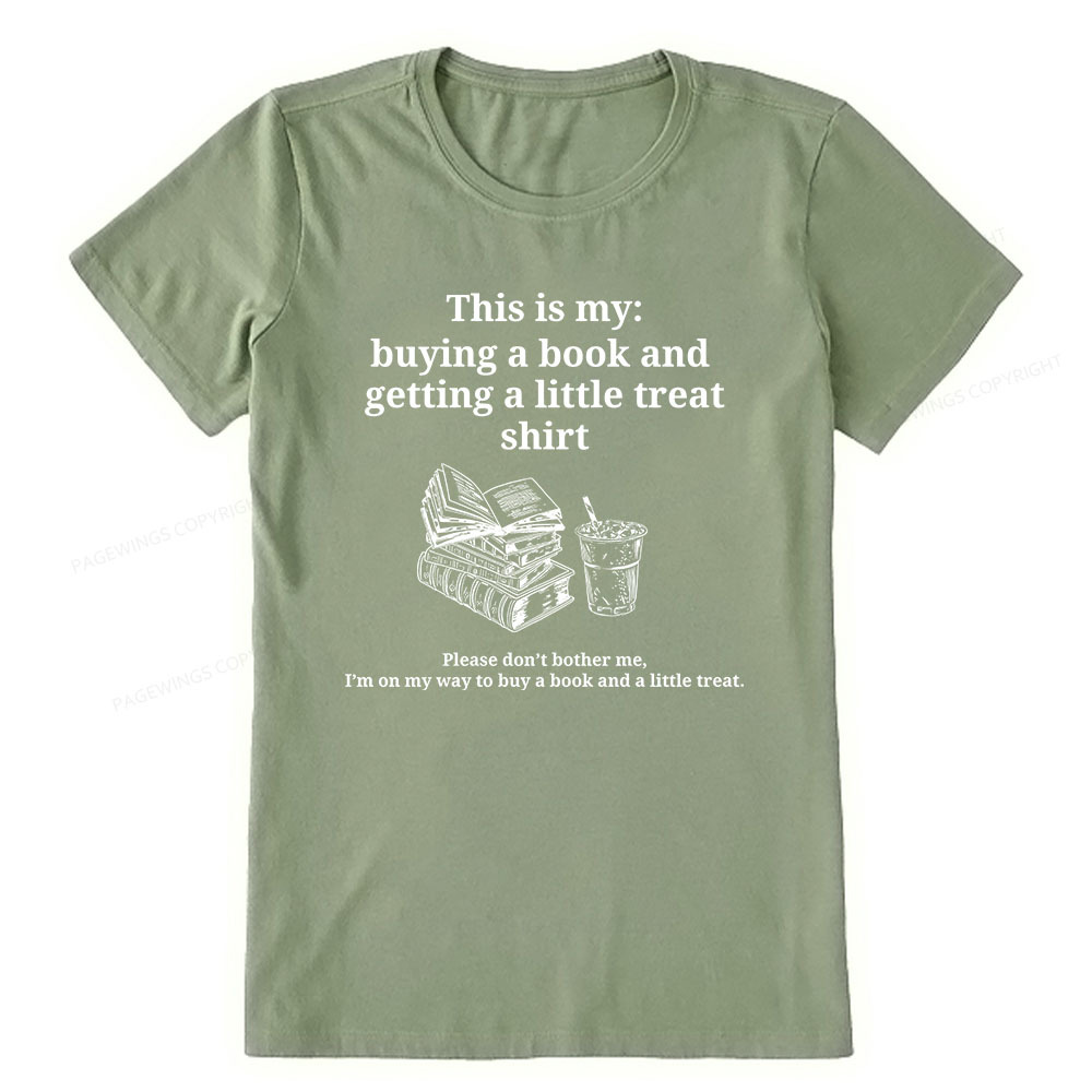 Pagewings Buying A Book And Getting A Little Treat Unisex Classic T-shirt