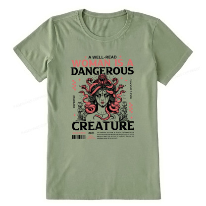 Pagewings A Well-Read Woman is A Dangerous Creature Unisex Classic T-shirt