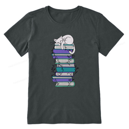 Pagewings Books And Cat Unisex Classic T-shirt