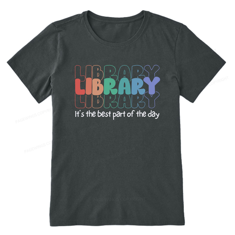 Pagewings School Librarian Shirt, Library Shirt Unisex Classic T-shirt