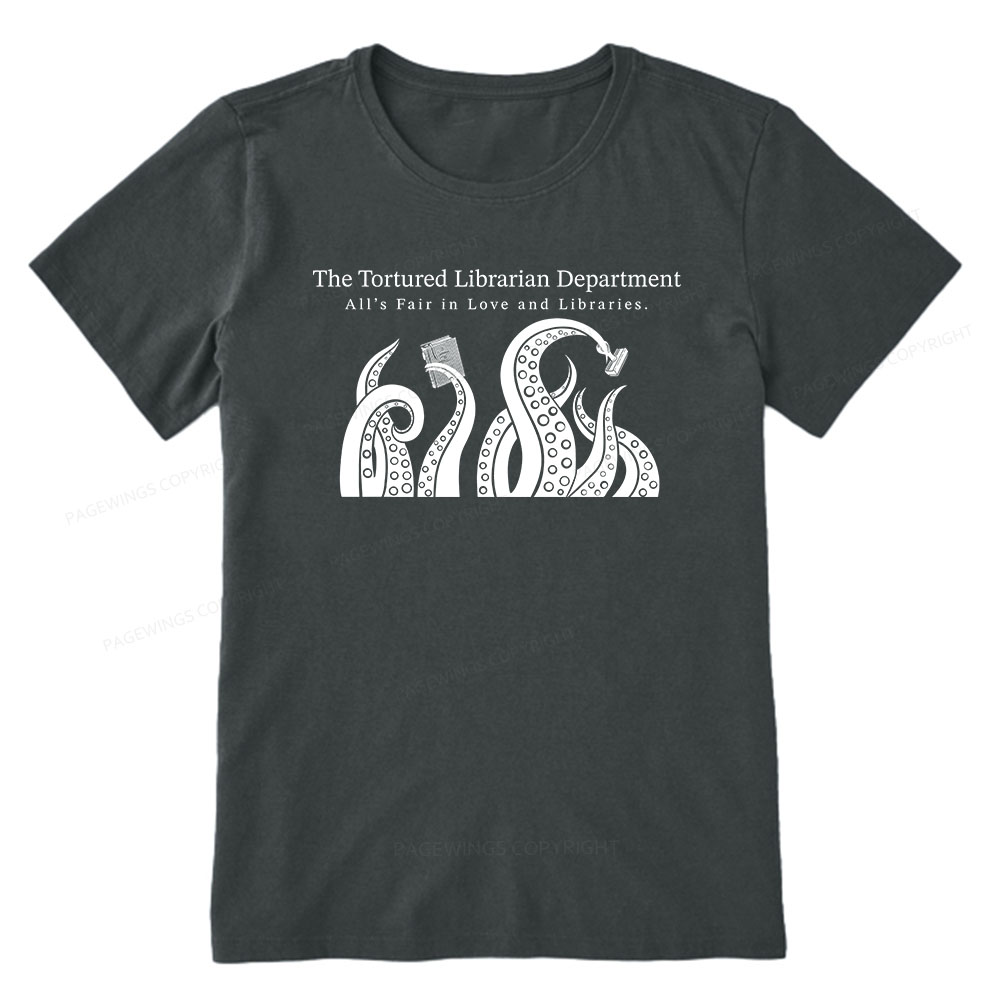 Pagewings The Tortured Librarian Department Unisex Classic T-shirt