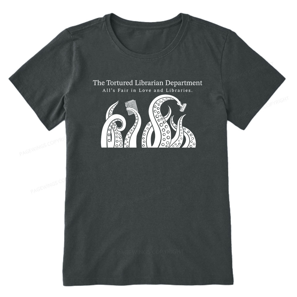 Pagewings The Tortured Librarian Department Unisex Classic T-shirt