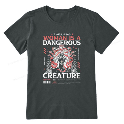Pagewings A Well-Read Woman is A Dangerous Creature Unisex Classic T-shirt