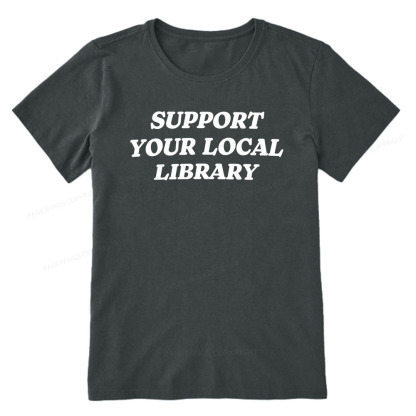 Pagewings Support Your Local Library Unisex Classic T-shirt