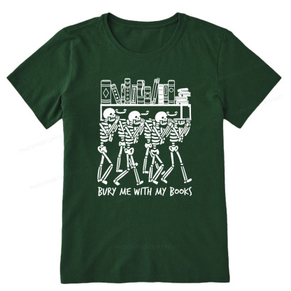 Pagewings Bury Me With My Books Unisex Classic T-shirt