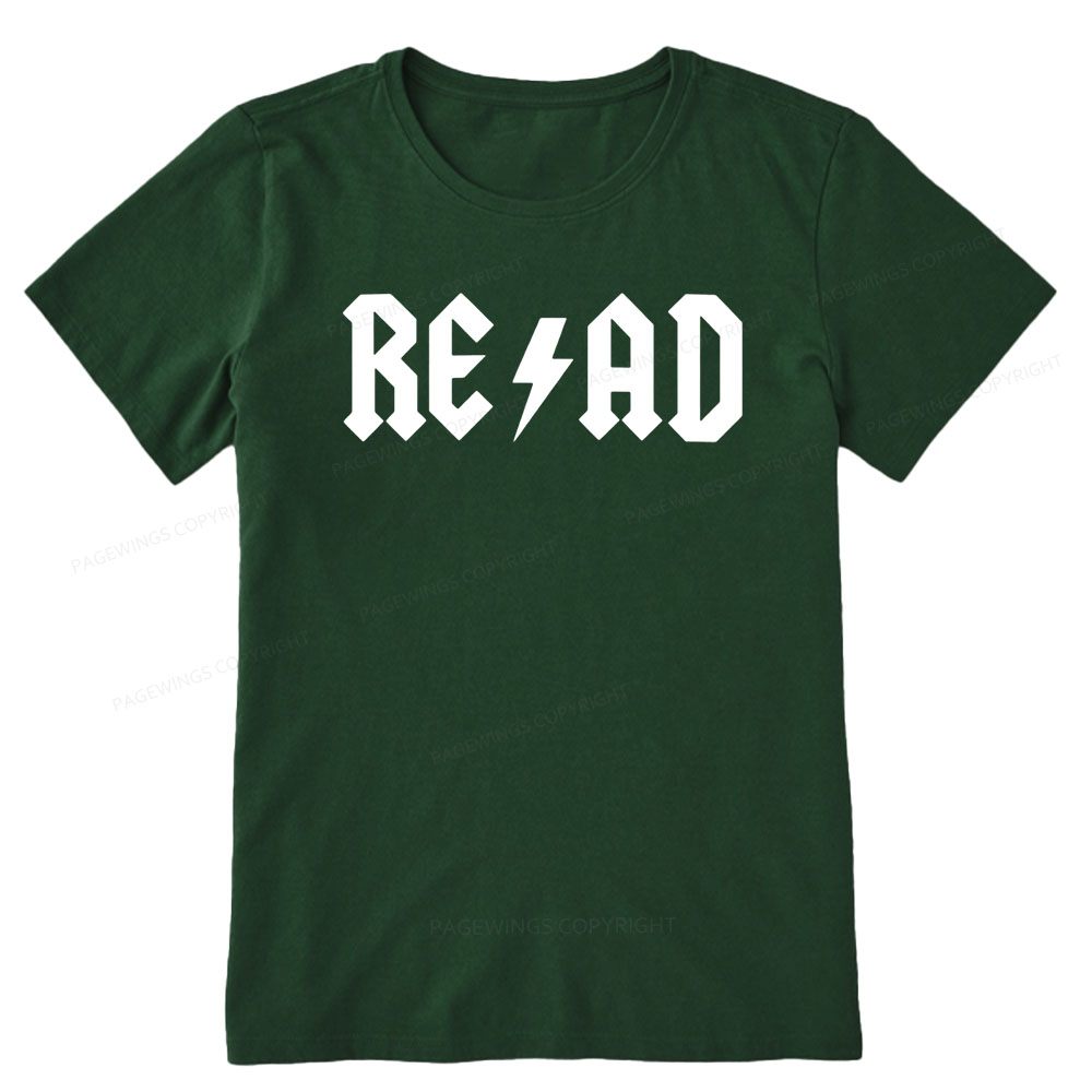 Pagewings Read Back In The Library "rock And Roll Unisex Classic T-shirt