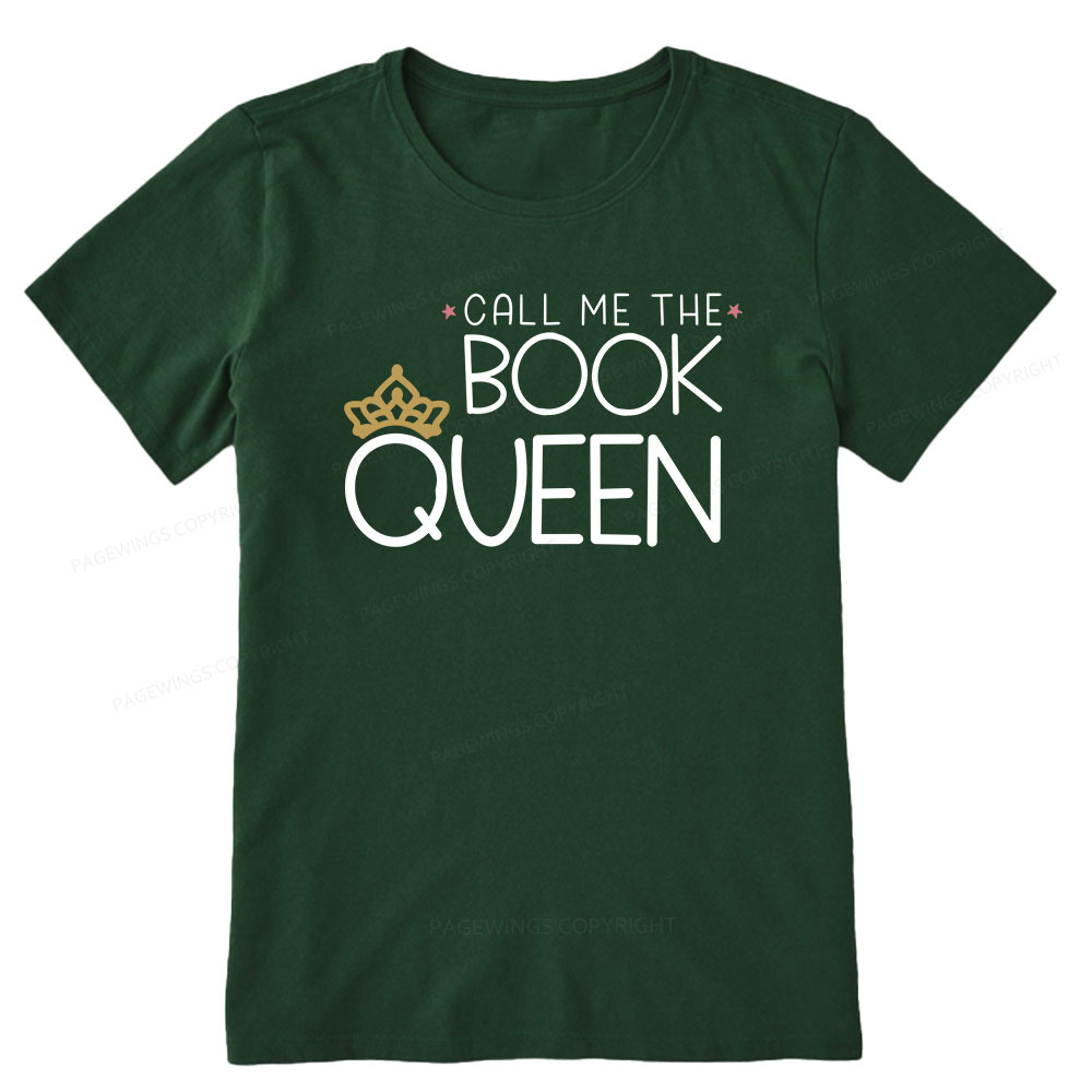 Pagewings Call Me The Book Queen Unisex Classic T-shirt