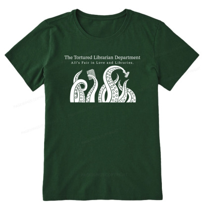 Pagewings The Tortured Librarian Department Unisex Classic T-shirt