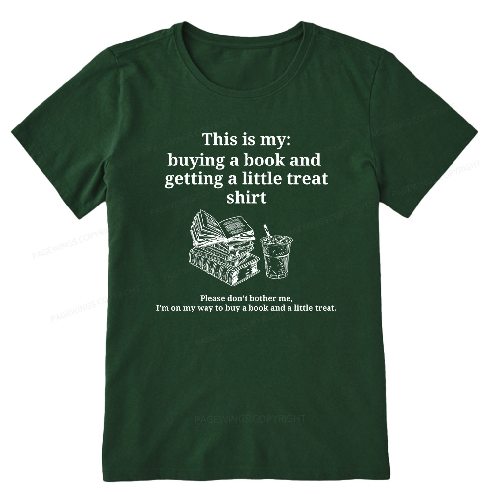 Pagewings Buying A Book And Getting A Little Treat Unisex Classic T-shirt