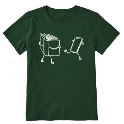 Pagewings Books Win Over Phones Unisex Classic T-shirt