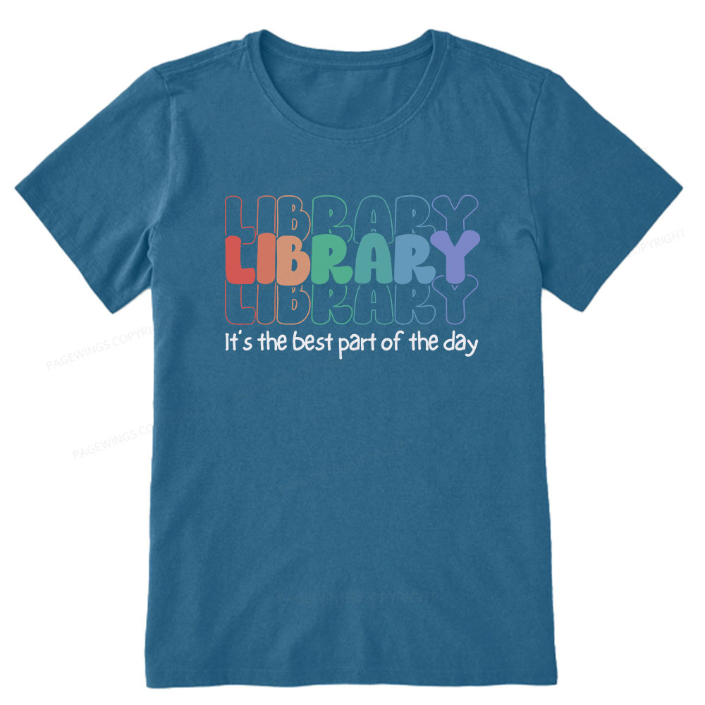Pagewings School Librarian Shirt, Library Shirt Unisex Classic T-shirt