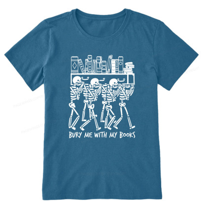 Pagewings Bury Me With My Books Unisex Classic T-shirt
