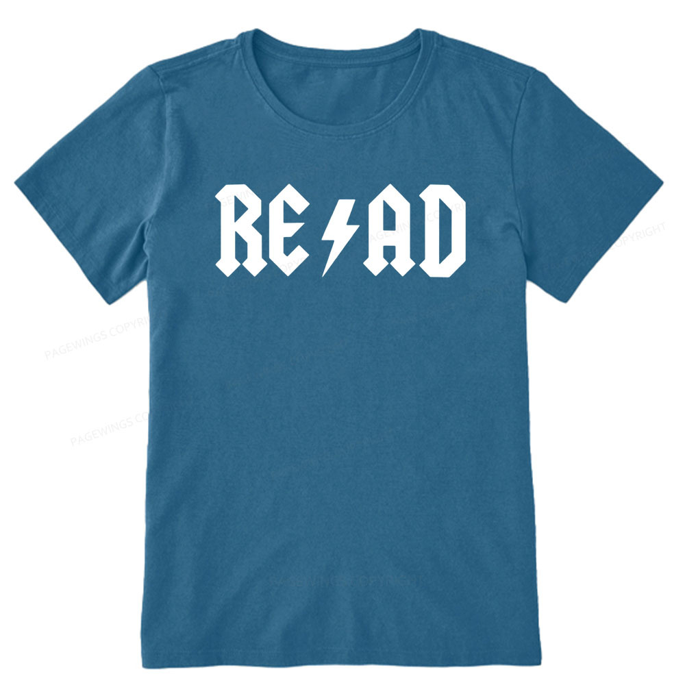 Pagewings Read Back In The Library "rock And Roll Unisex Classic T-shirt