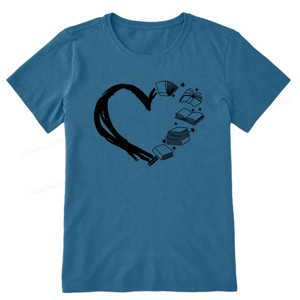 Pagewings Love of Books Unisex Classic T-shirt