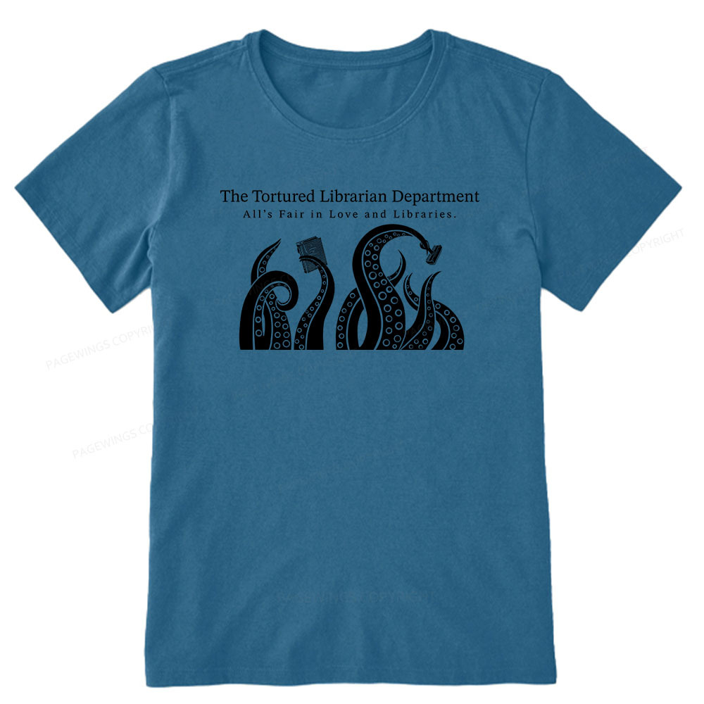 Pagewings The Tortured Librarian Department Unisex Classic T-shirt