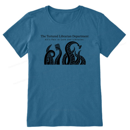 Pagewings The Tortured Librarian Department Unisex Classic T-shirt