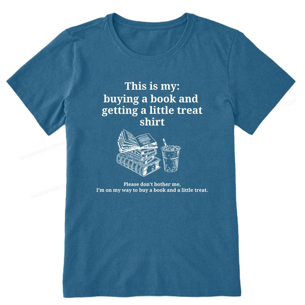 Pagewings Buying A Book And Getting A Little Treat Unisex Classic T-shirt