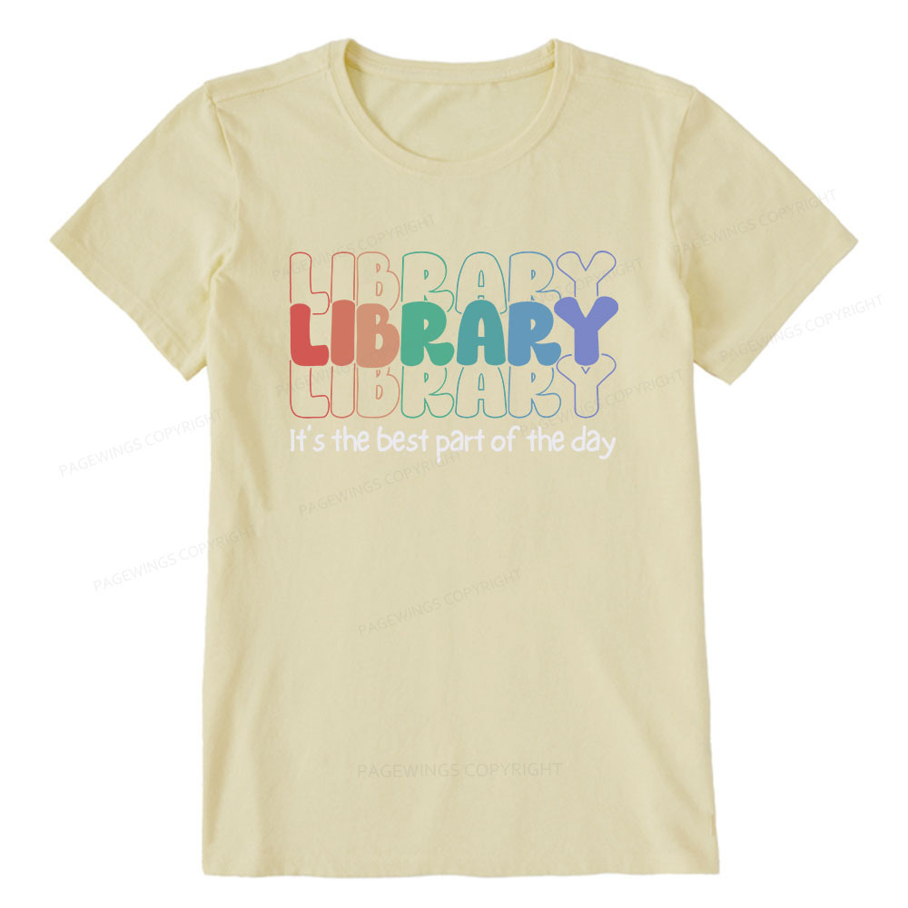 Pagewings School Librarian Shirt, Library Shirt Unisex Classic T-shirt