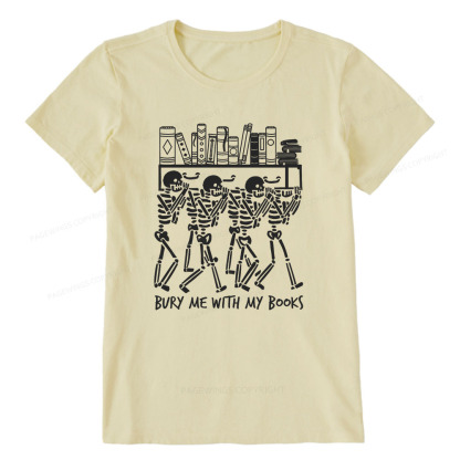 Pagewings Bury Me With My Books Unisex Classic T-shirt