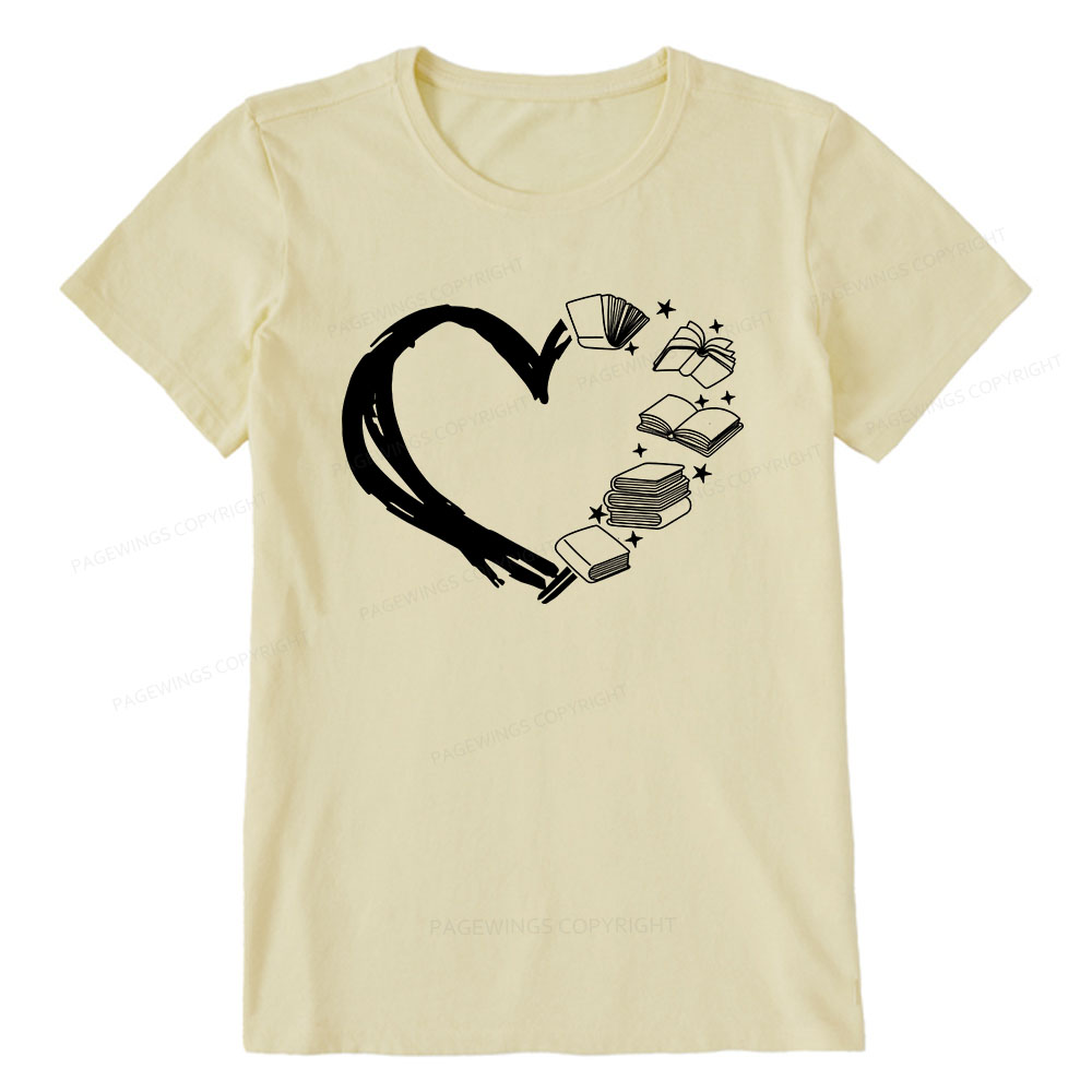 Pagewings Love of Books Unisex Classic T-shirt