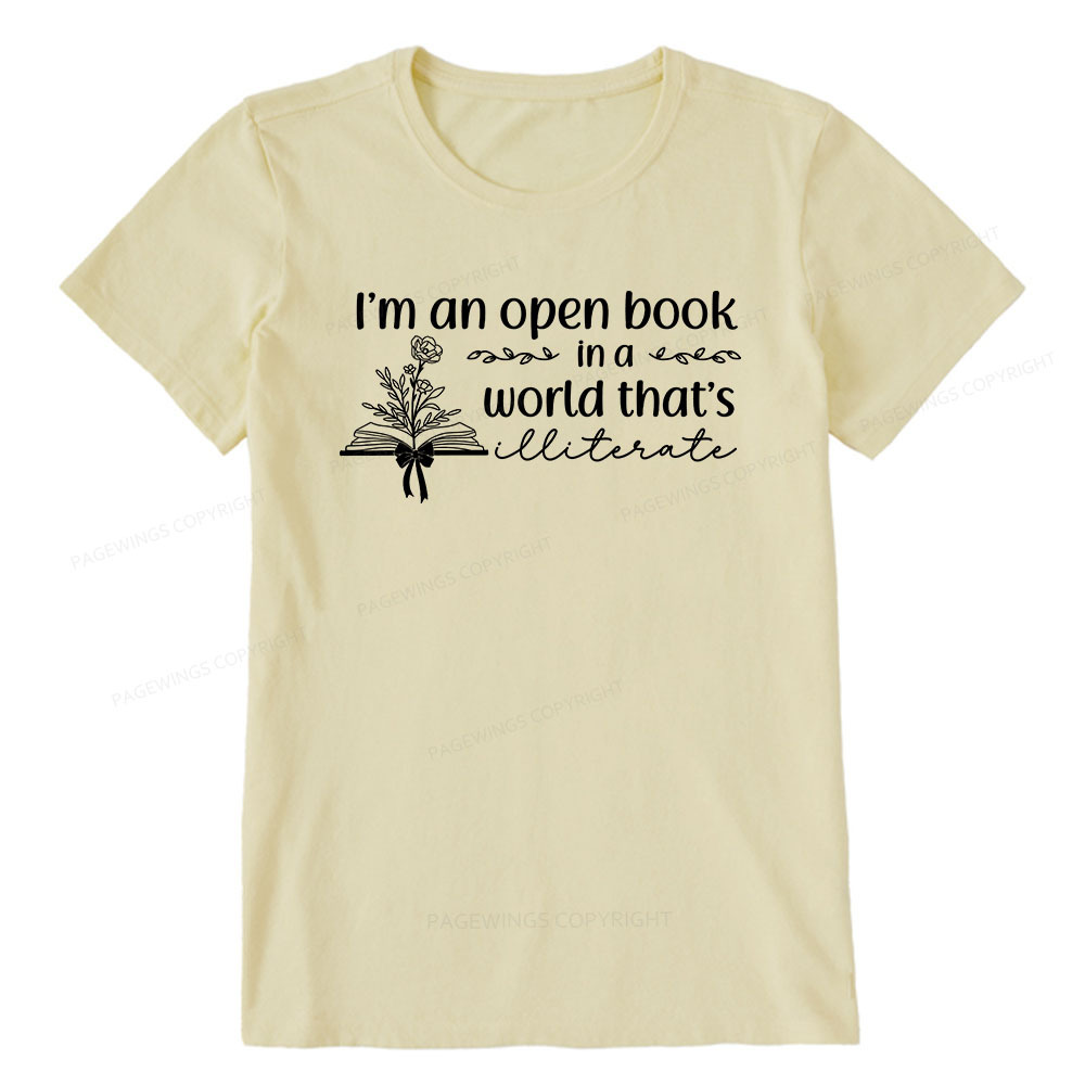 Pagewings An Open Book in a World Unisex Classic T-shirt