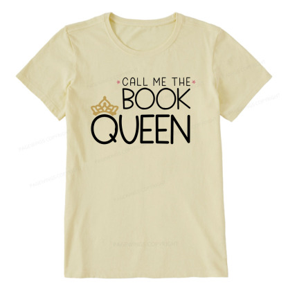 Pagewings Call Me The Book Queen Unisex Classic T-shirt