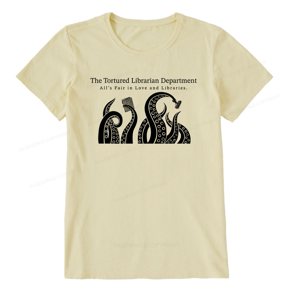 Pagewings The Tortured Librarian Department Unisex Classic T-shirt