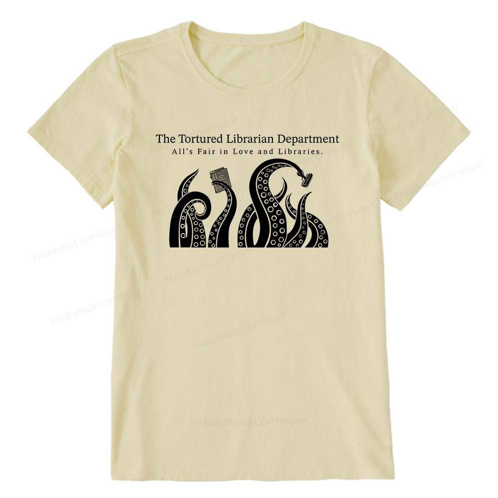 Pagewings The Tortured Librarian Department Unisex Classic T-shirt
