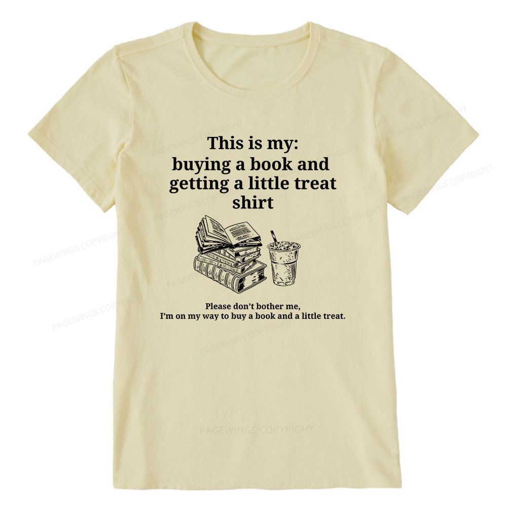Pagewings Buying A Book And Getting A Little Treat Unisex Classic T-shirt