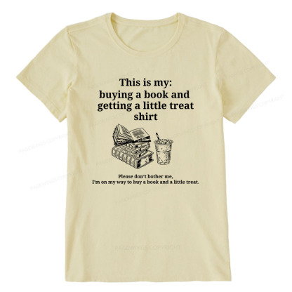 Pagewings Buying A Book And Getting A Little Treat Unisex Classic T-shirt