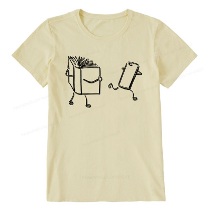 Pagewings Books Win Over Phones Unisex Classic T-shirt