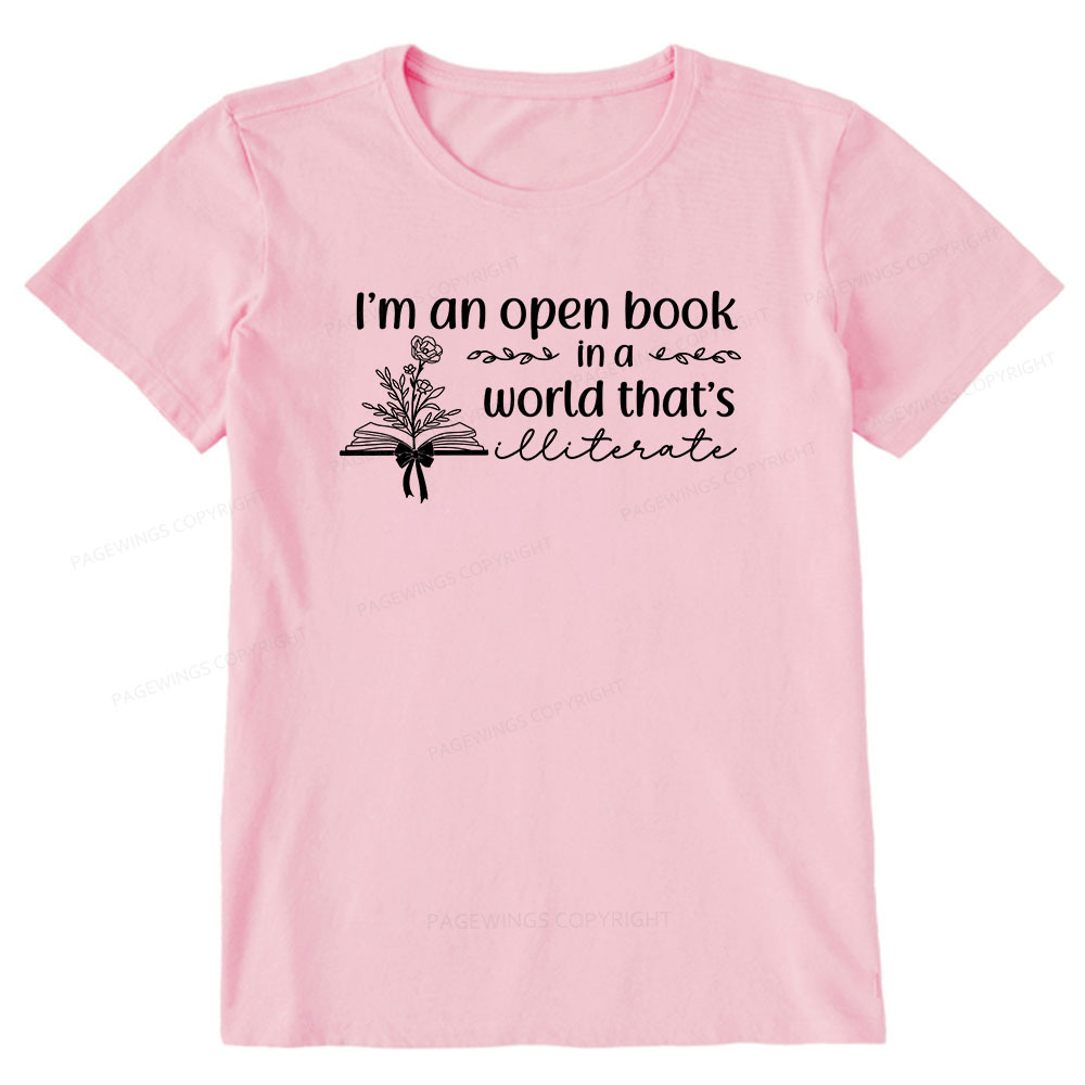 Pagewings An Open Book in a World Unisex Classic T-shirt