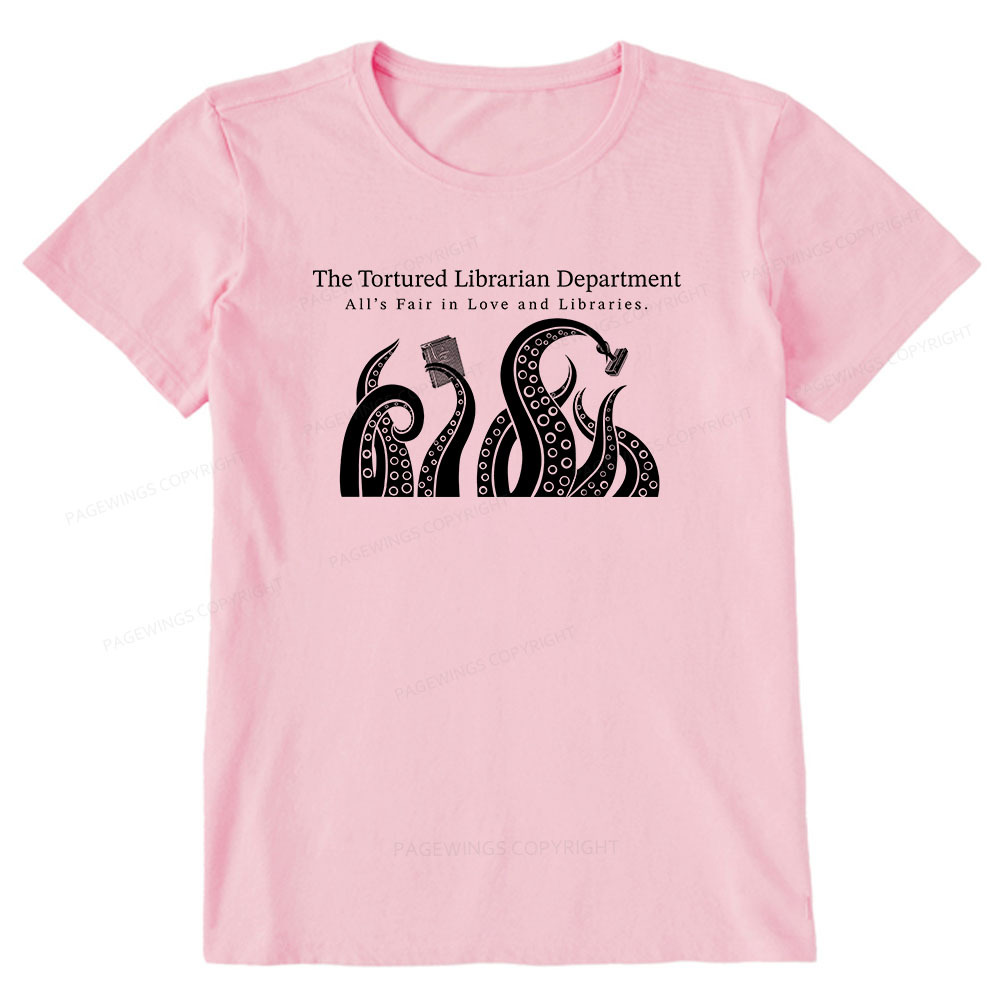 Pagewings The Tortured Librarian Department Unisex Classic T-shirt