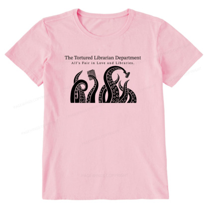 Pagewings The Tortured Librarian Department Unisex Classic T-shirt