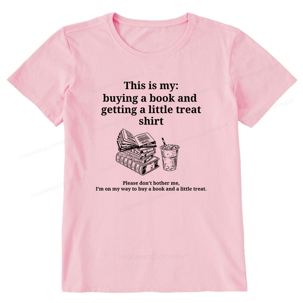 Pagewings Buying A Book And Getting A Little Treat Unisex Classic T-shirt