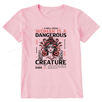 Pagewings A Well-Read Woman is A Dangerous Creature Unisex Classic T-shirt