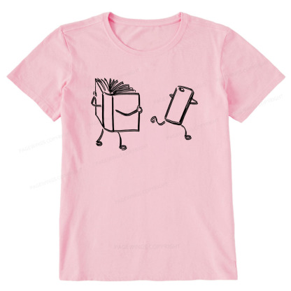 Pagewings Books Win Over Phones Unisex Classic T-shirt