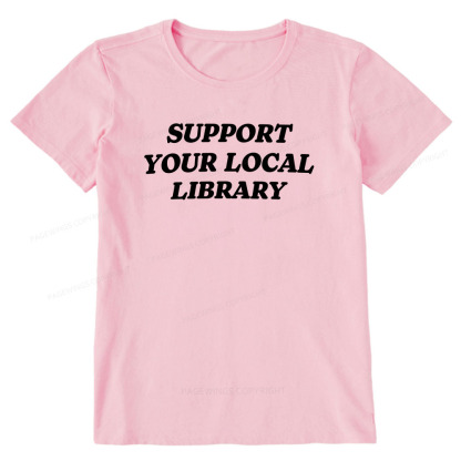 Pagewings Support Your Local Library Unisex Classic T-shirt
