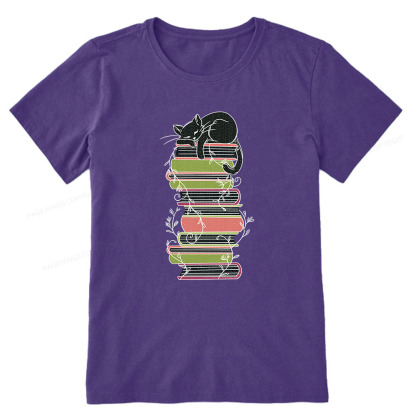 Pagewings Books And Cat Unisex Classic T-shirt