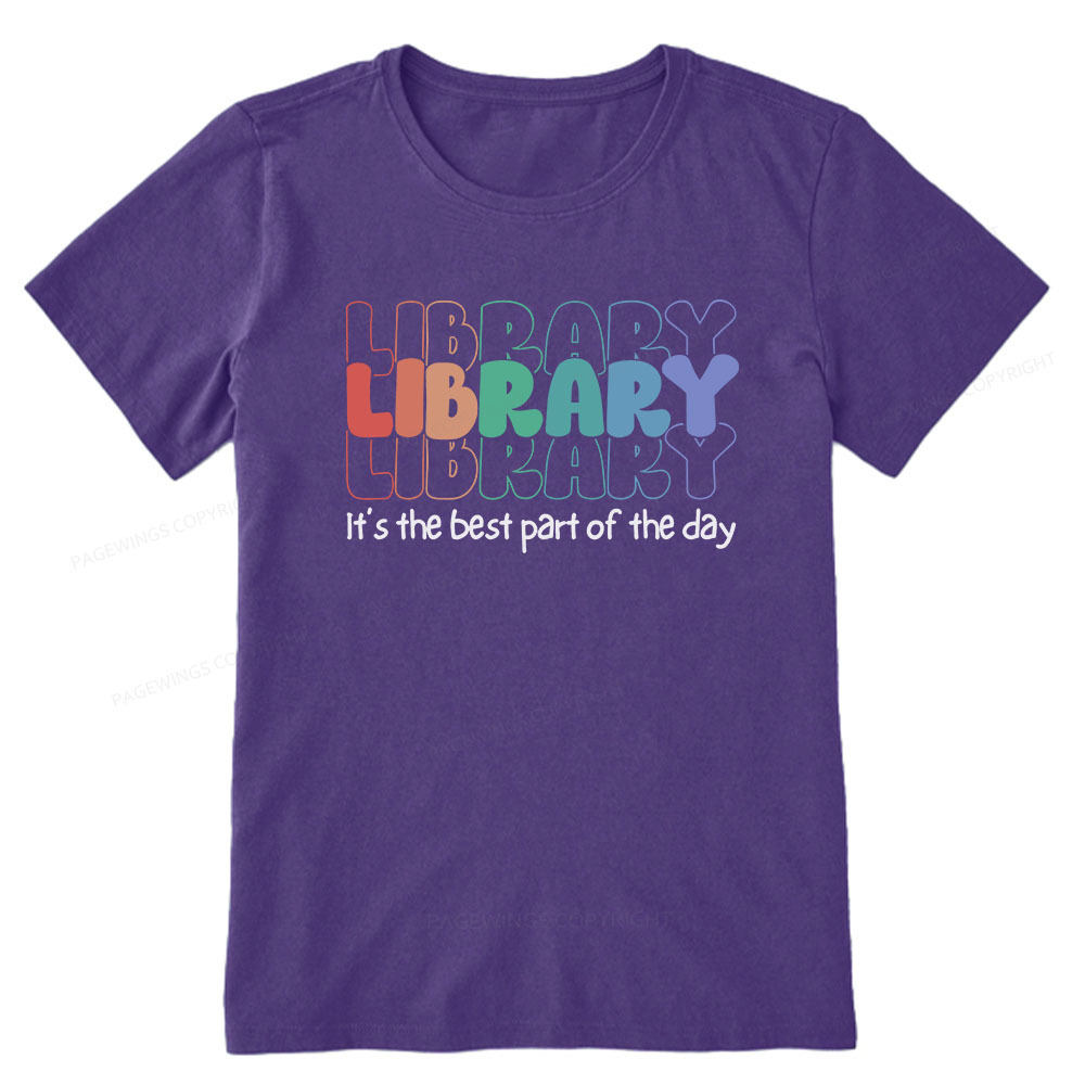 Pagewings School Librarian Shirt, Library Shirt Unisex Classic T-shirt