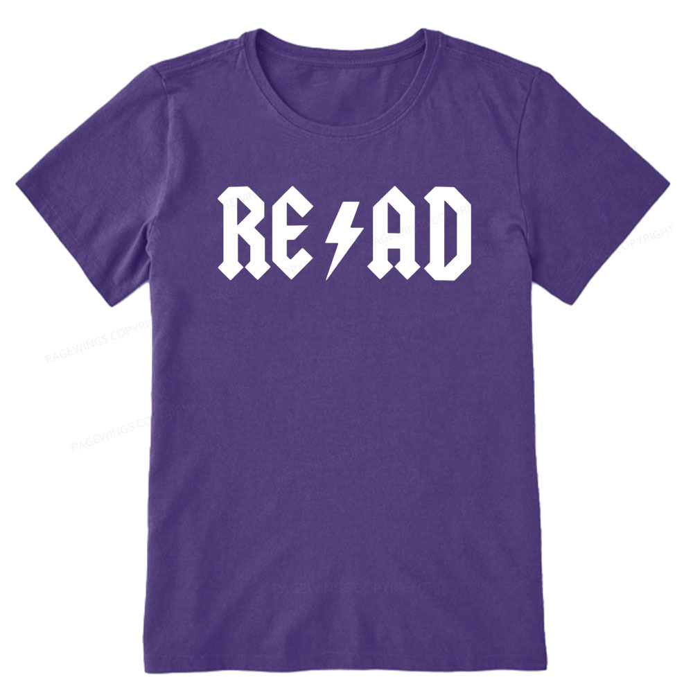 Pagewings Read Back In The Library "rock And Roll Unisex Classic T-shirt