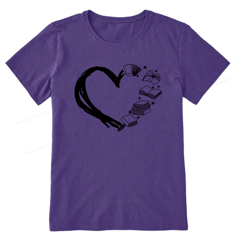 Pagewings Love of Books Unisex Classic T-shirt