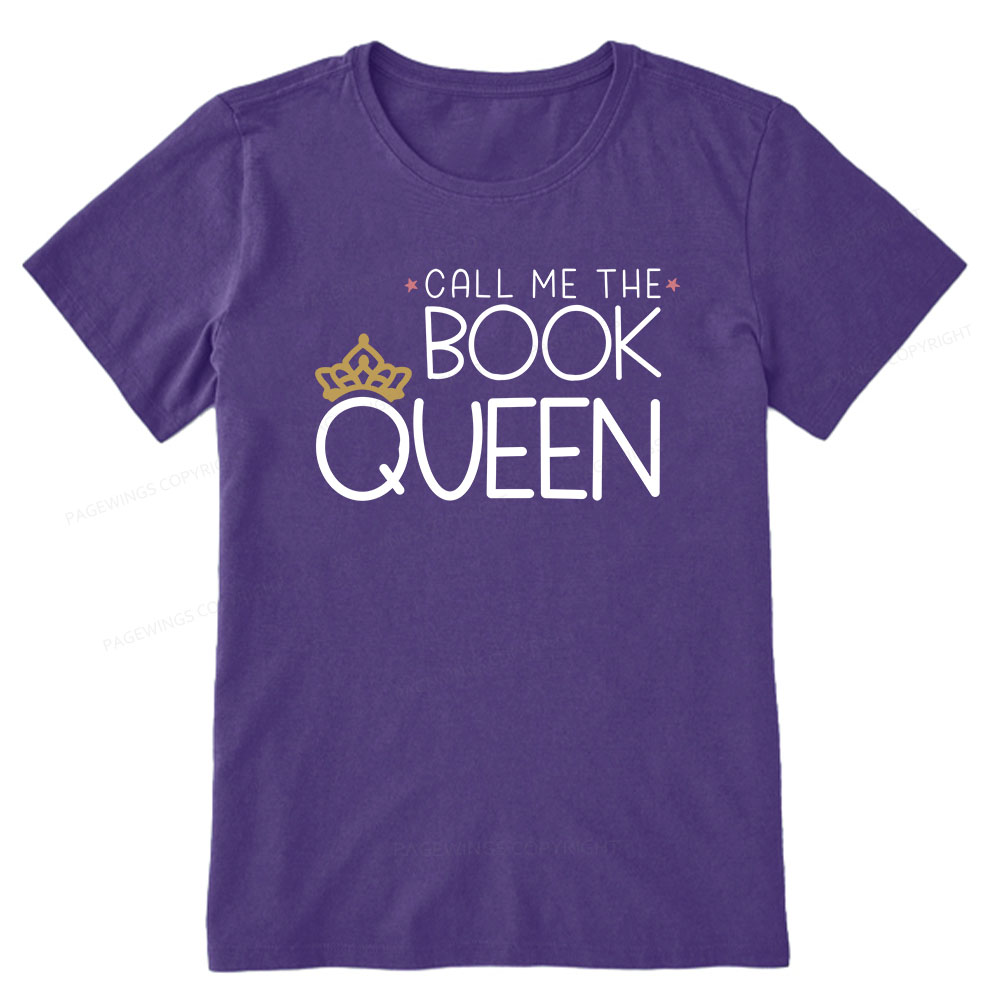 Pagewings Call Me The Book Queen Unisex Classic T-shirt