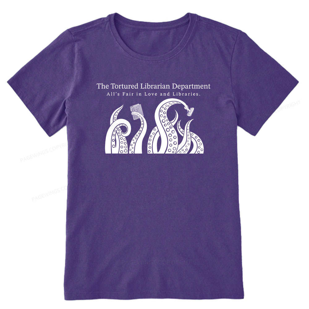 Pagewings The Tortured Librarian Department Unisex Classic T-shirt
