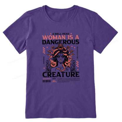 Pagewings A Well-Read Woman is A Dangerous Creature Unisex Classic T-shirt